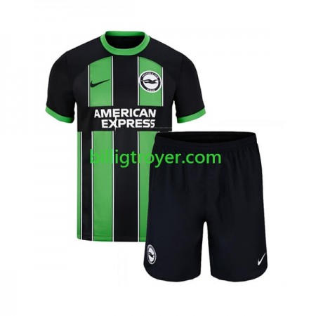 Billige Fotballdrakter Brighton Hove Albion Barn Bortedraktsett 2023/24 Kortermet